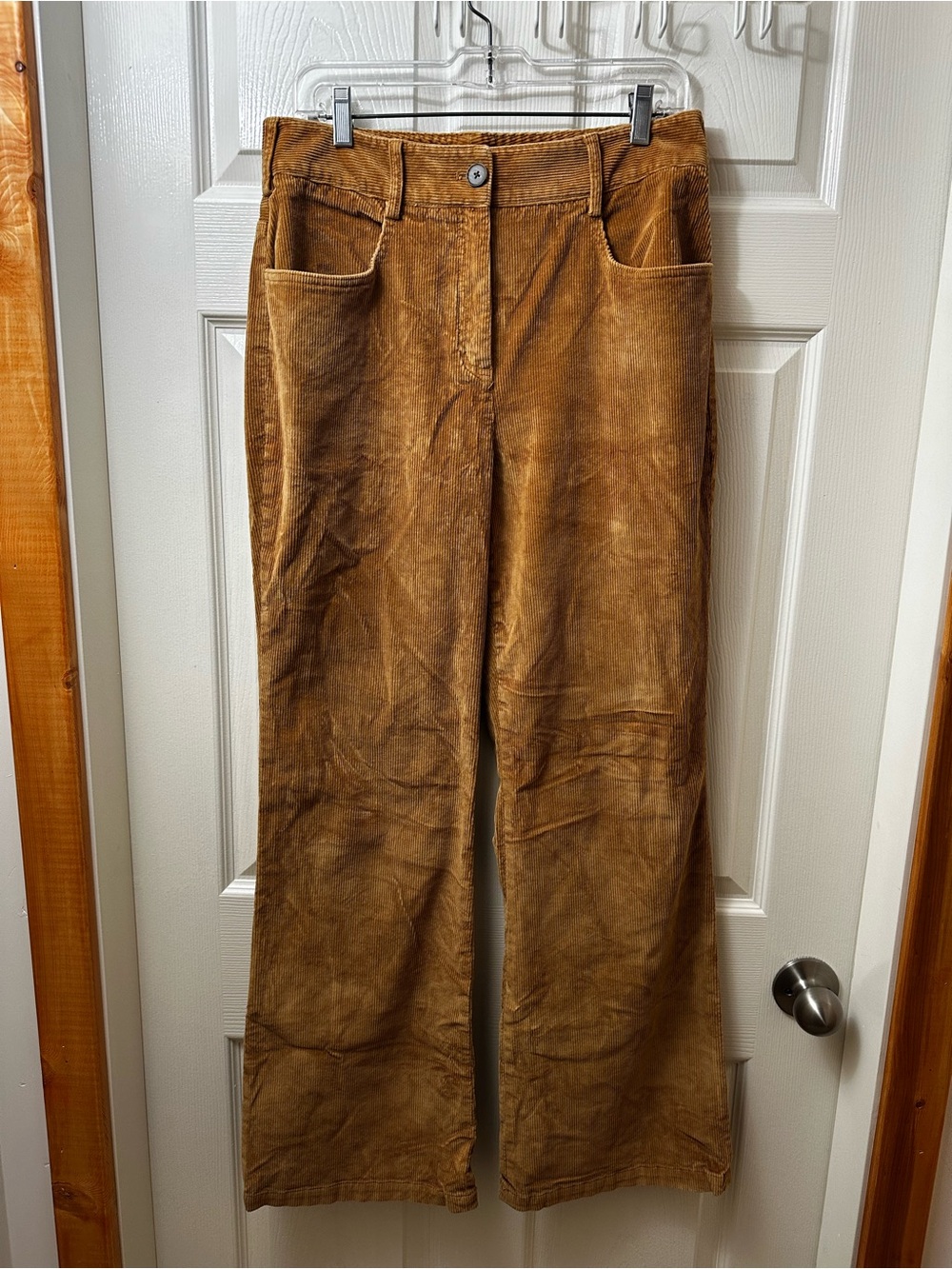 Aritzia Babaton Joey Corduroy Pants in Golden Amber Size 10